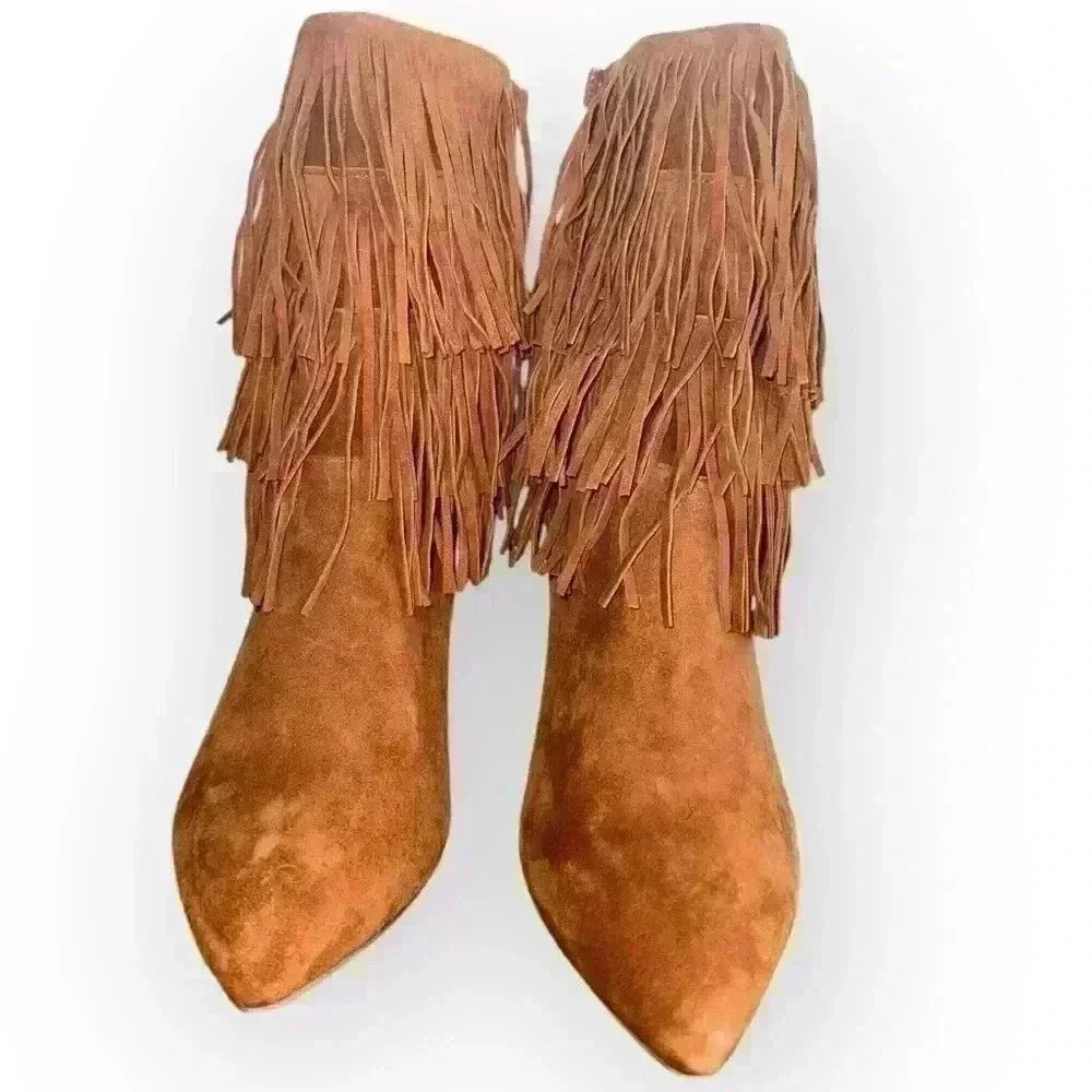 Steve Madden Myrakle Fringed Pointed Toe Boot - W… - image 4